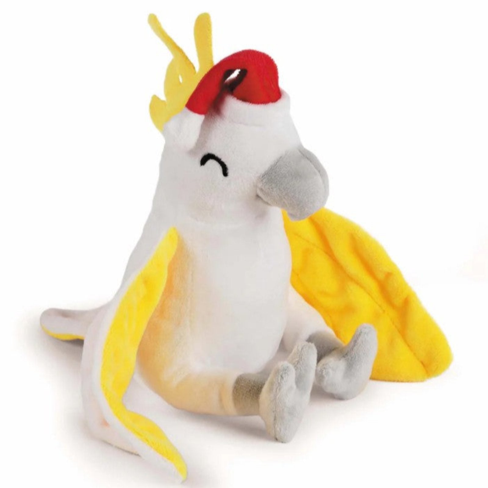 Kazoo Xmas Plush Cockatoo Dog Toy