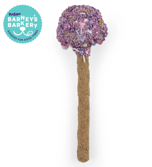 Barney's Barkery Dog Cake Pop - Pink/Purple