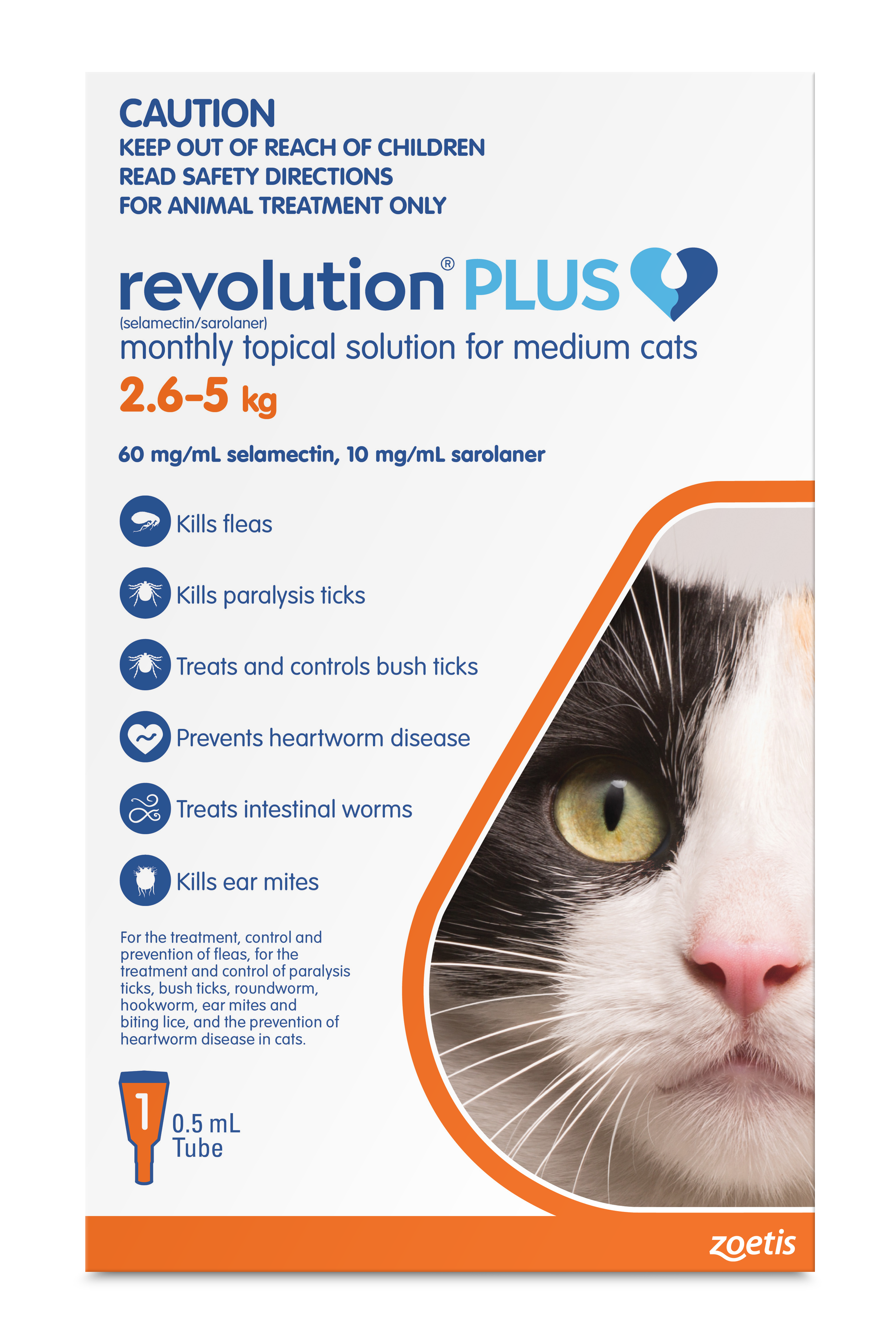 🎁 Revolution Plus for Cats 1pk - 2.5-5kg (100% off)