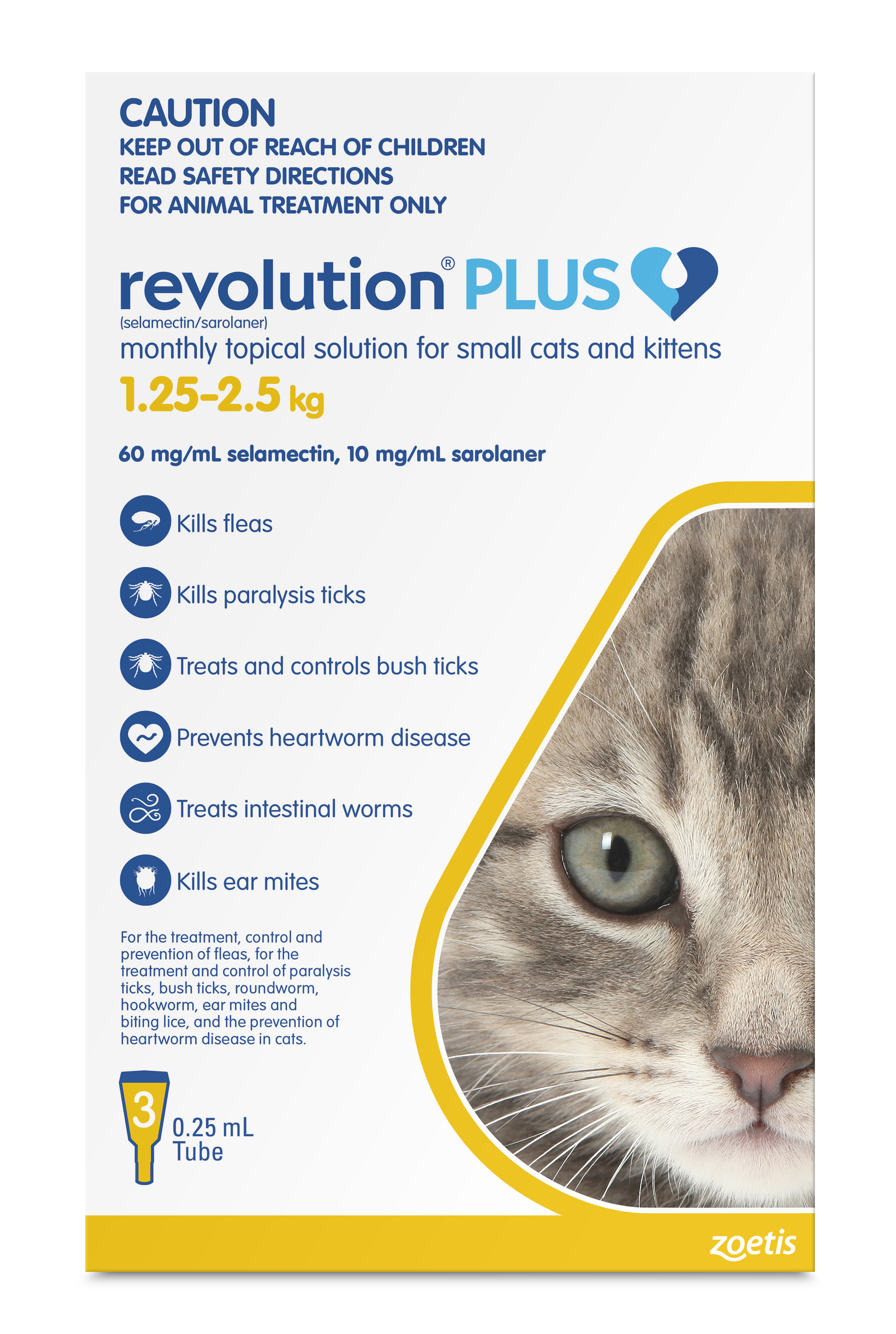 🎁 Revolution Plus for Cats 1pk - 1.25 - 2.5kg (100% off)