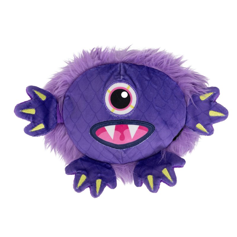 Purple Monster Plush Dog Toy