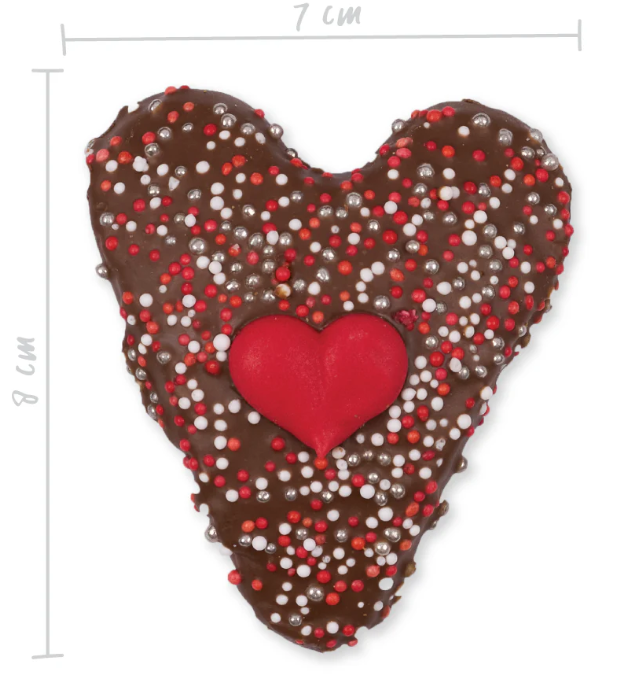 Barney's Barkery Carob Heart Cookie Dog Treat