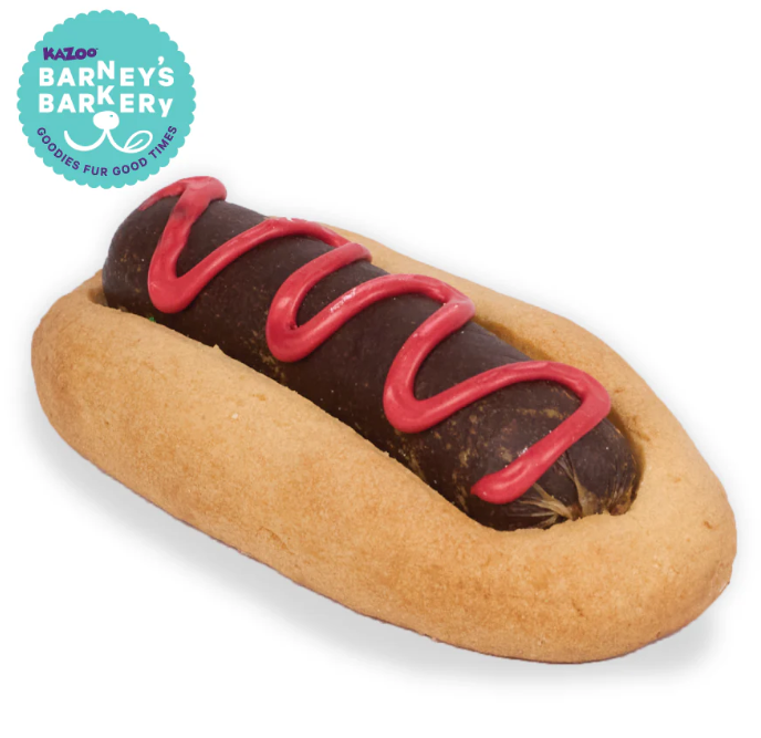 Barney's Barkery Pawty Hot Dog Treat