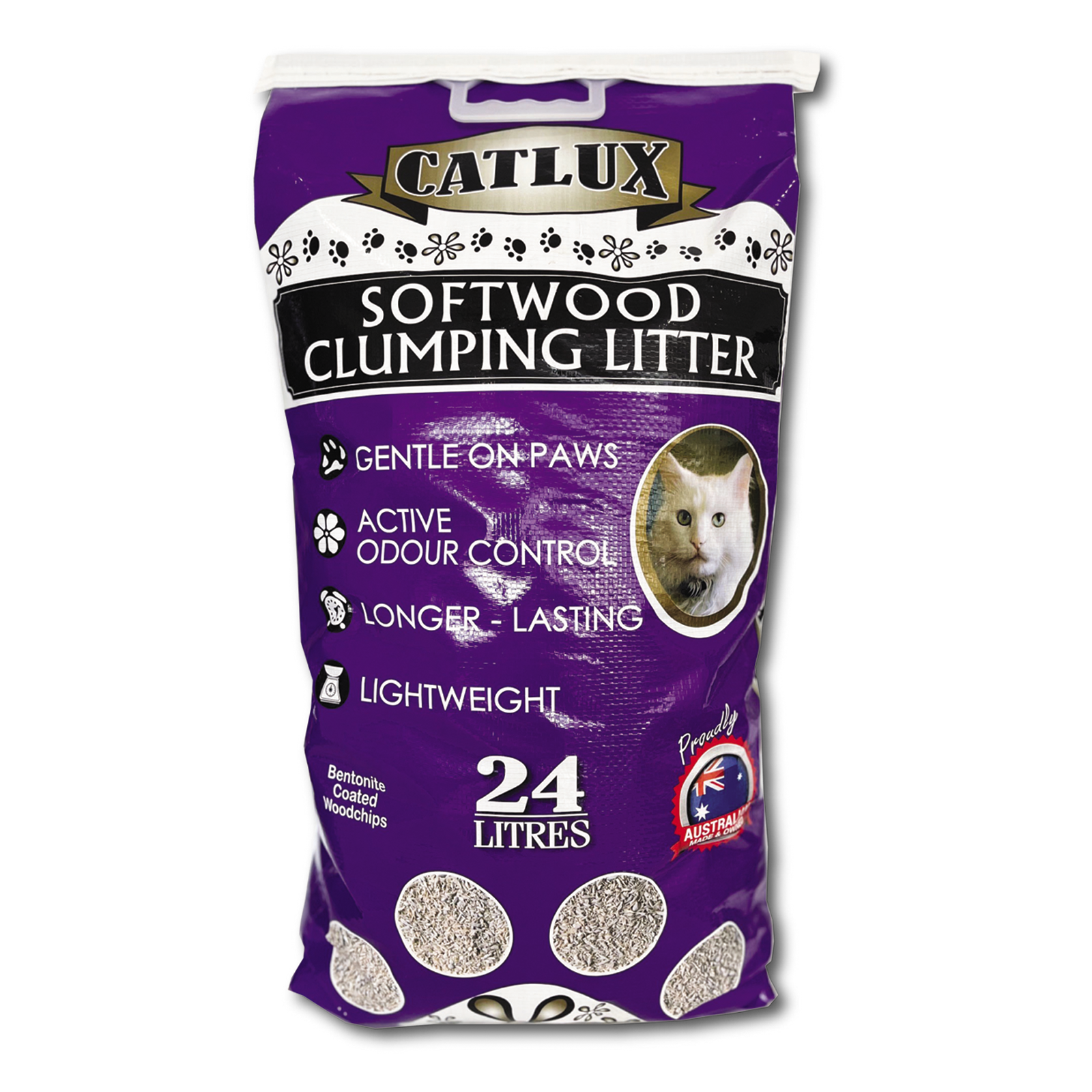 Catlux Softwood Clumping Cat Litter