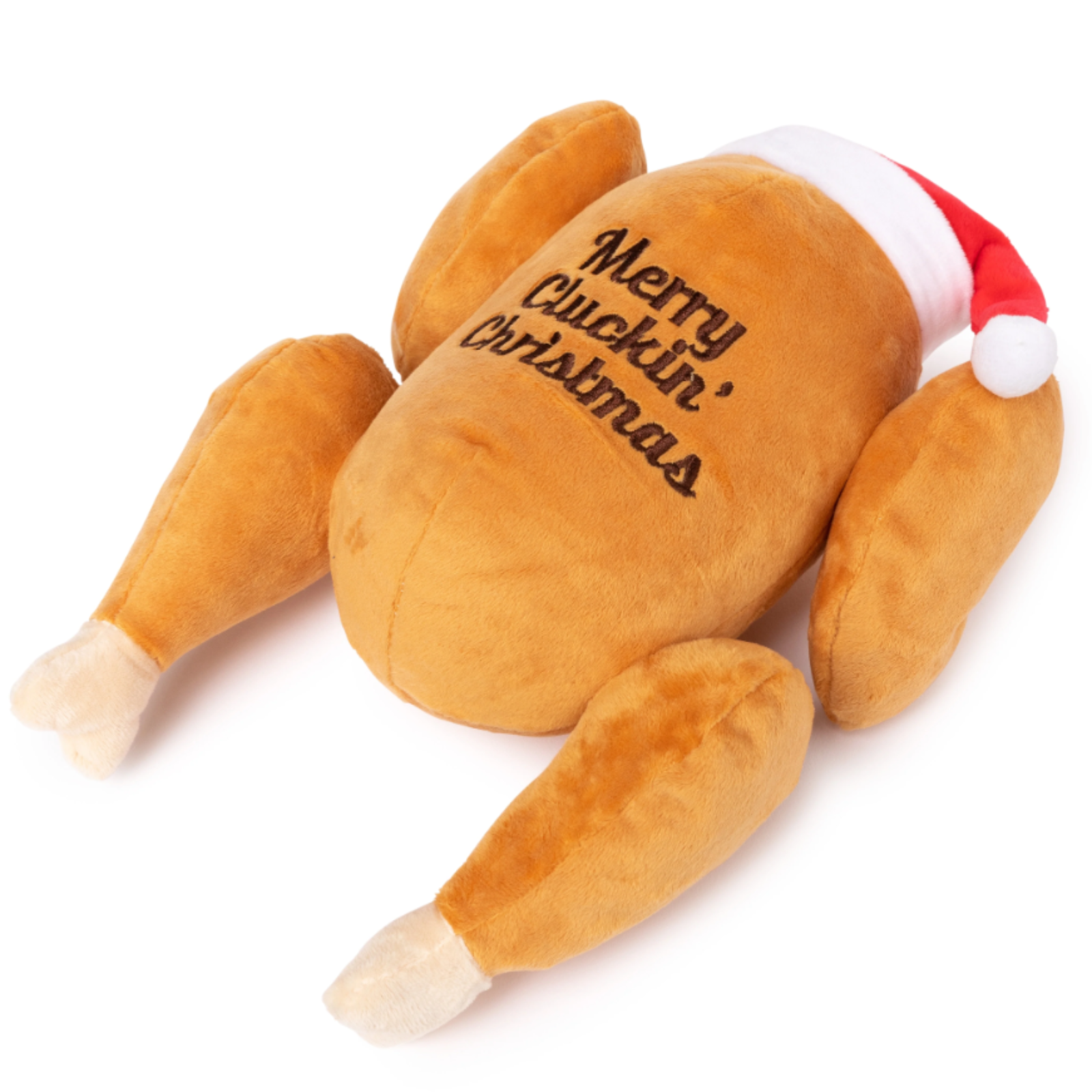 Merry Cluckin' Christmas Dog Toy - Large