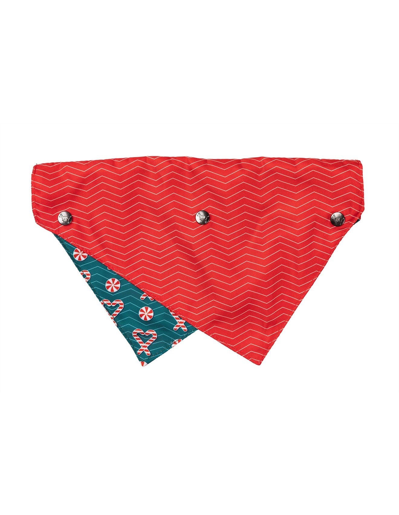 I Heart Candy Canes Bowtie and Bandana Pack - Large/XLarge