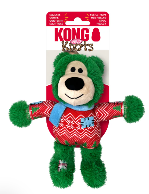 Wild Knots Christmas Bear Toy - Small