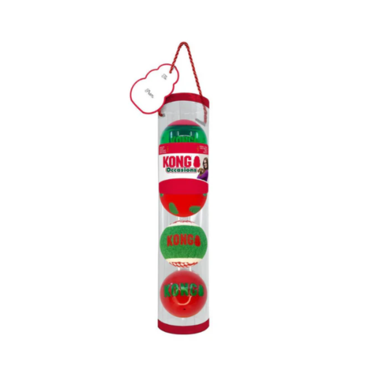 4pk Christmas Ball Toy Set