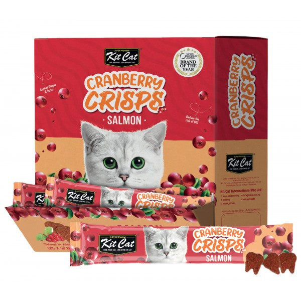 Kit Cat Cranberry Crisps - Salmon