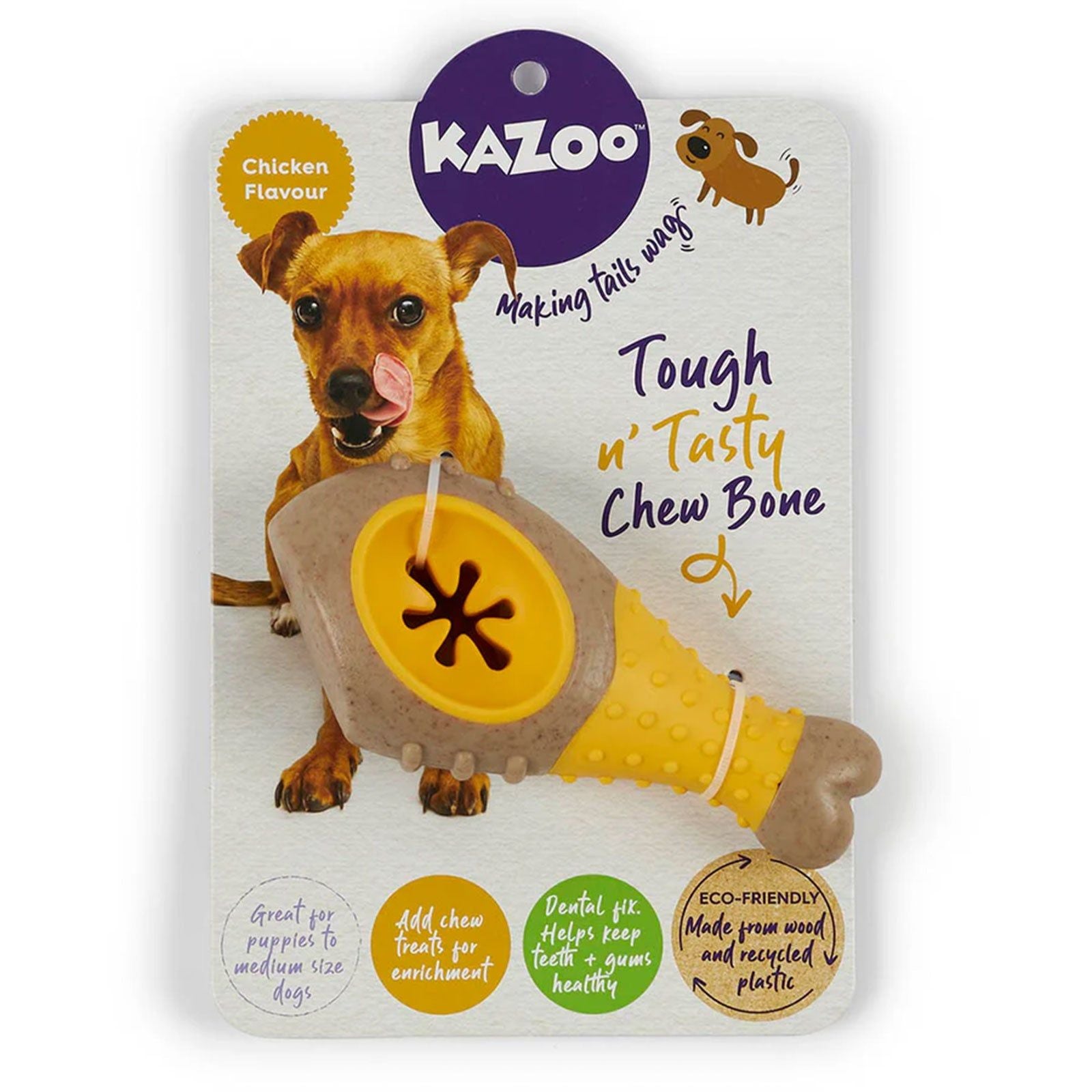 Kazoo Tough & Tasty Chew Bone