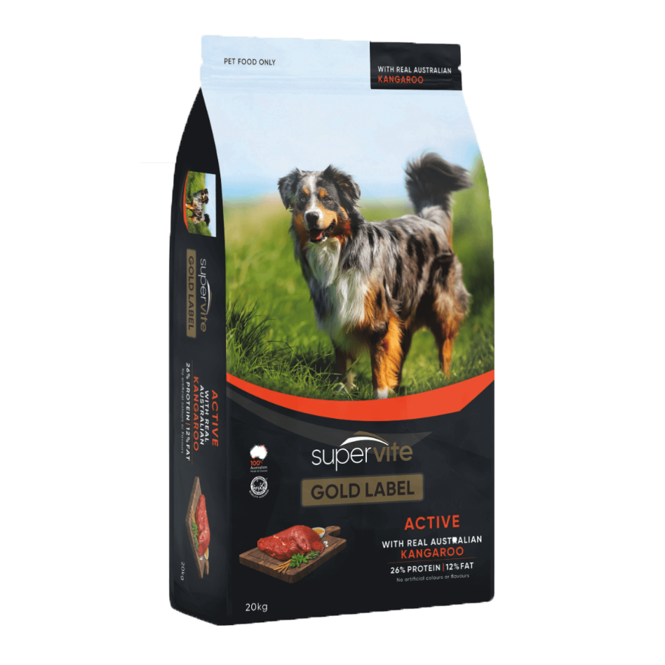 Supervite Gold Dog Food Active Kangaroo