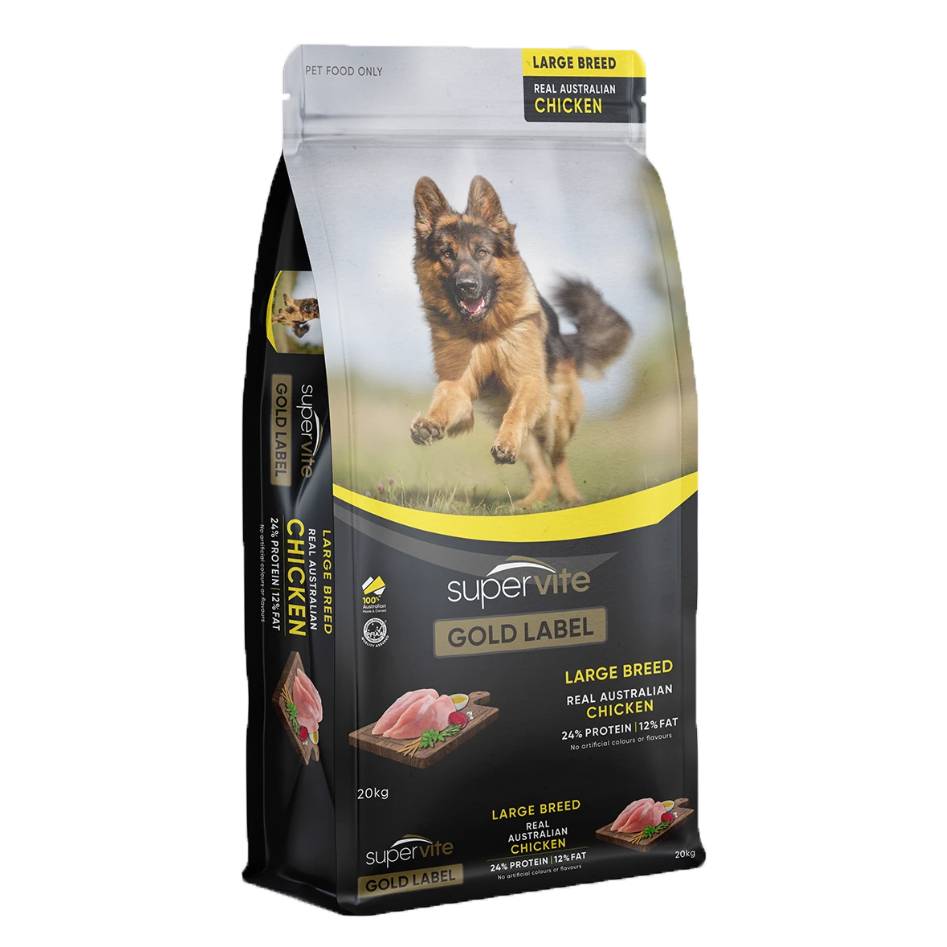 Supervite Gold Dog Food Adult Large Breed Chicken