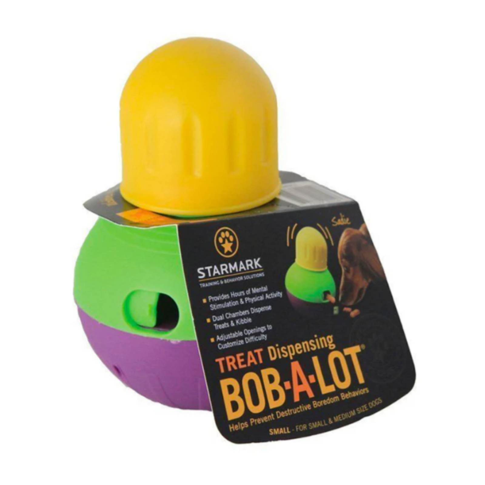 Bob-A-Lot Treat Dispensing Dog Toy