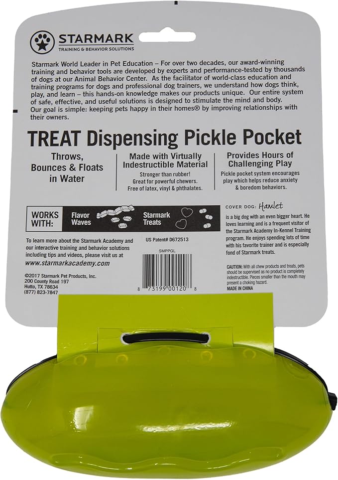 Pickle Pocket Treat Dispensing Toy