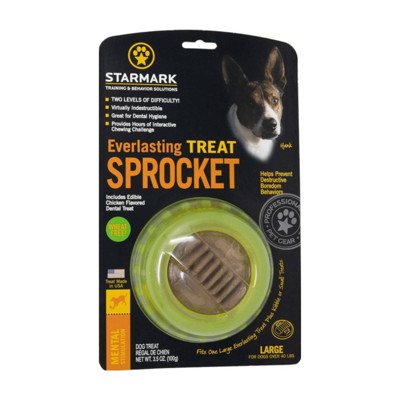 Everlasting Treat Sprocket Dog Toy