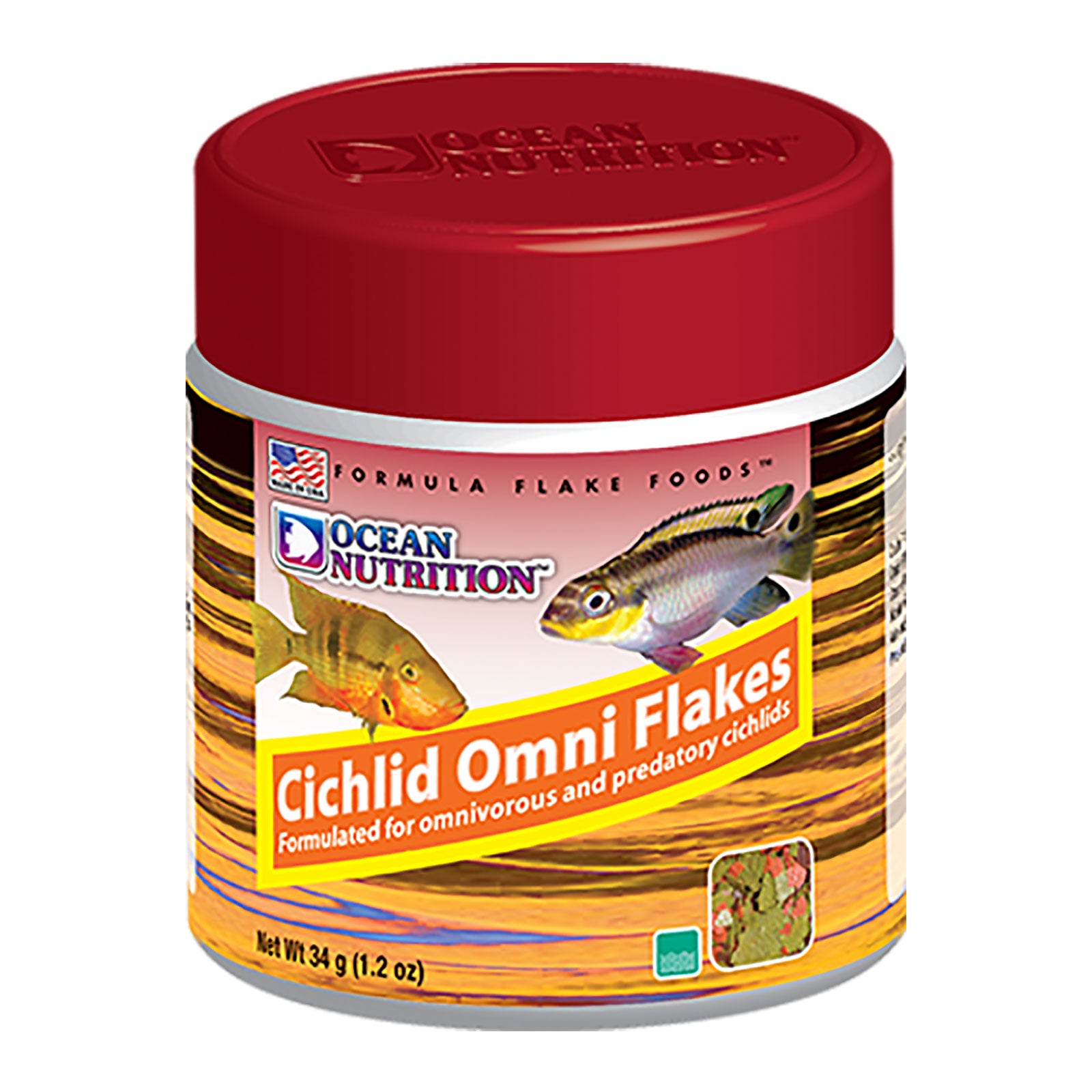 Ocean Nutrition Cichlid Omni Flakes