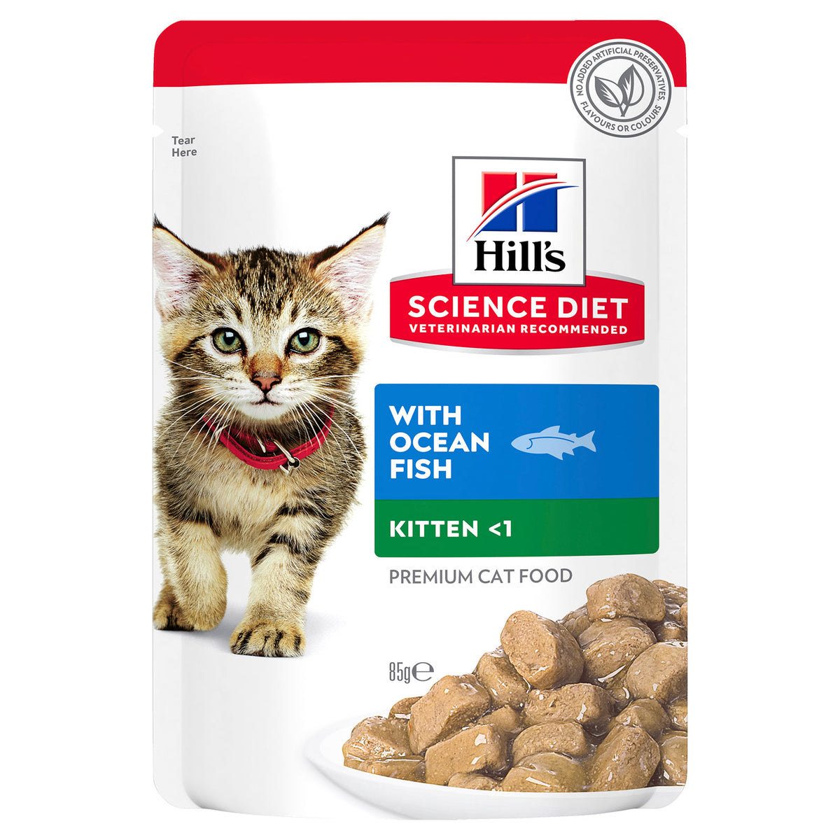 Buy Hill s Science Diet Cat Food Pouch Kitten Ocean Fish Online