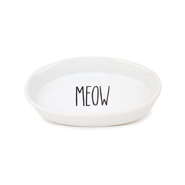 Cattitide Ceramic Cat Bowl Meow