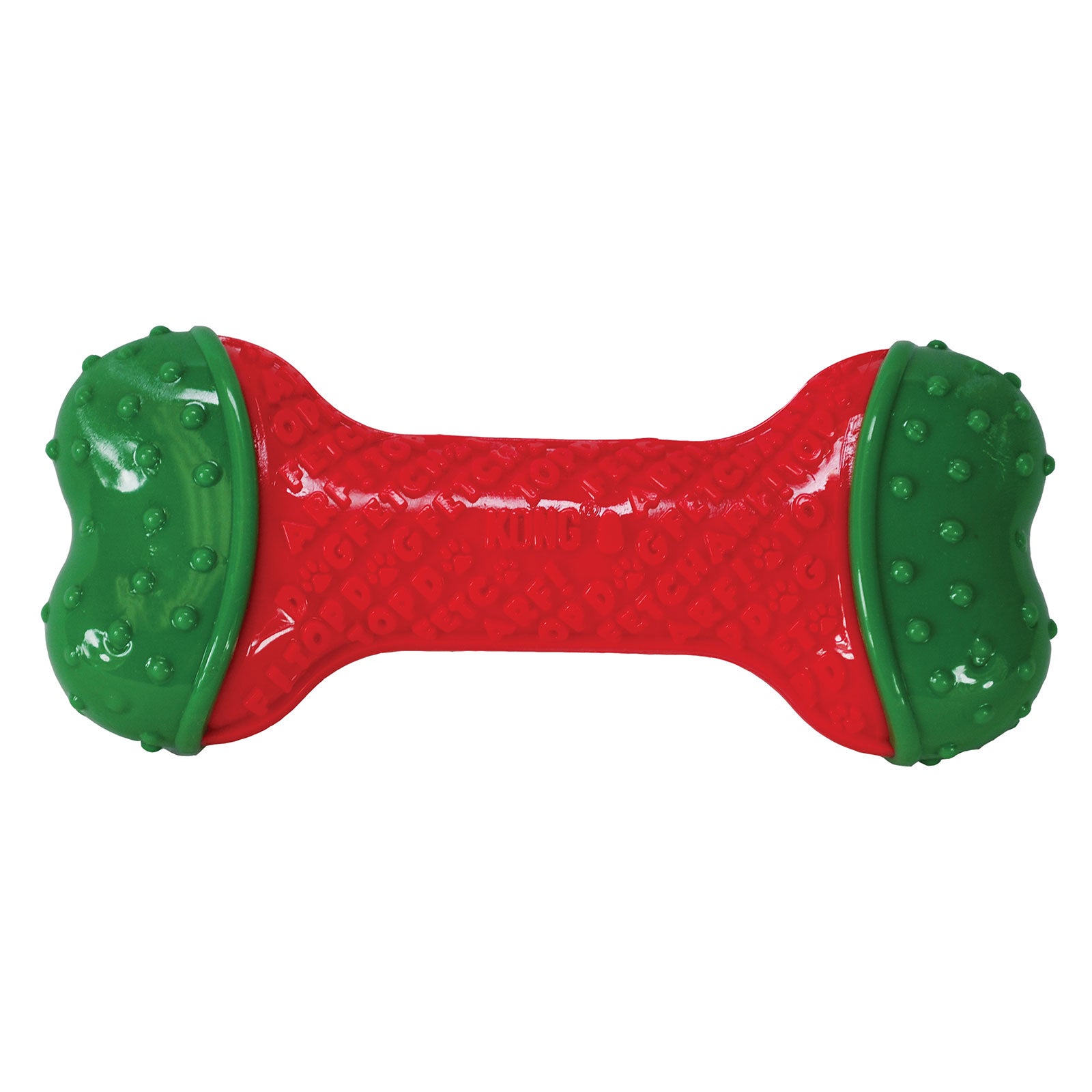 KONG Xmas Dog Toy CoreStrength Bone