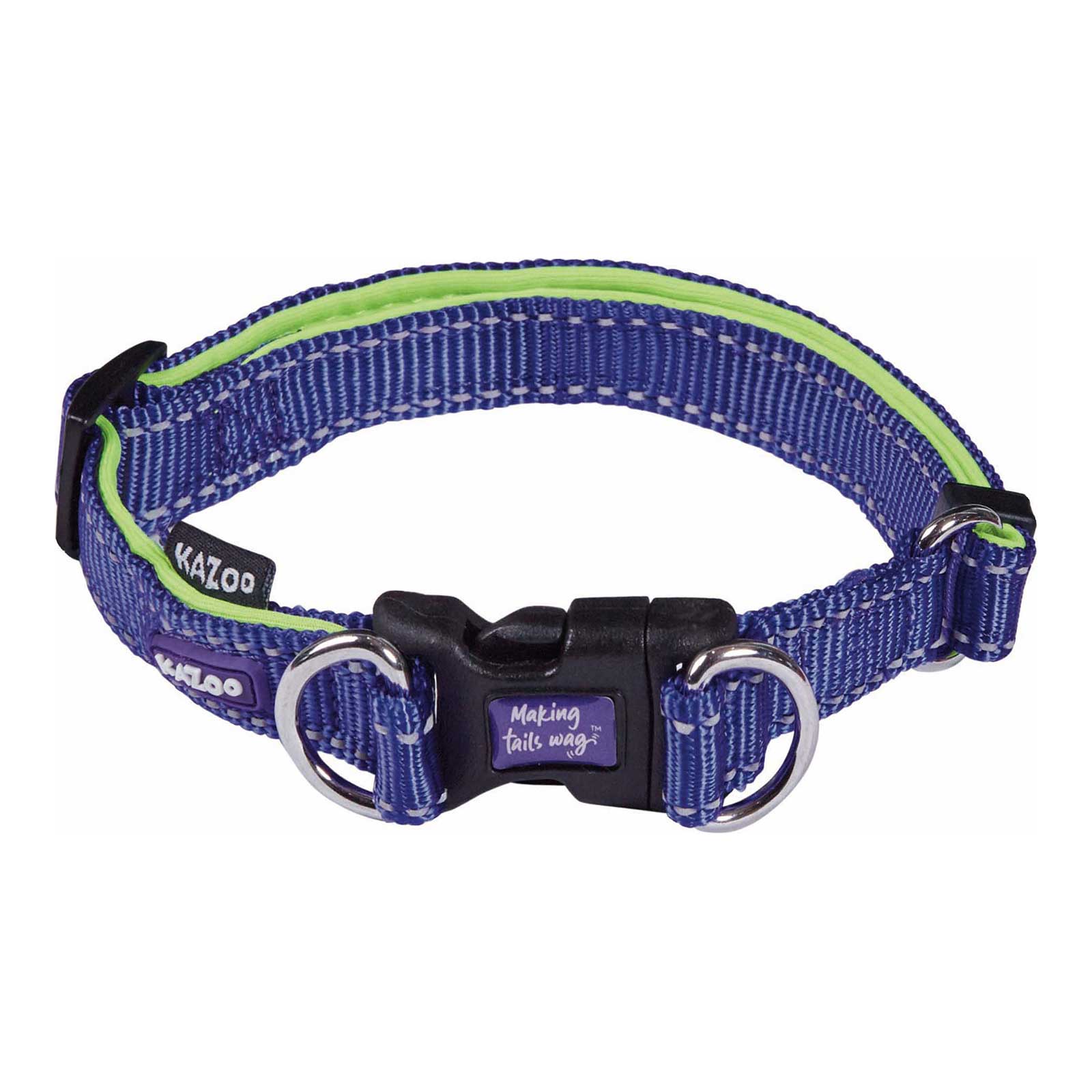 Kazoo Active Adjustable Easy-Clip Dog Collar