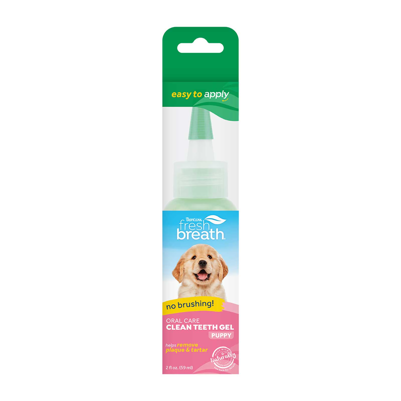 TropiClean Fresh Breath Oral Care Clean Teeth Gel for Puppies