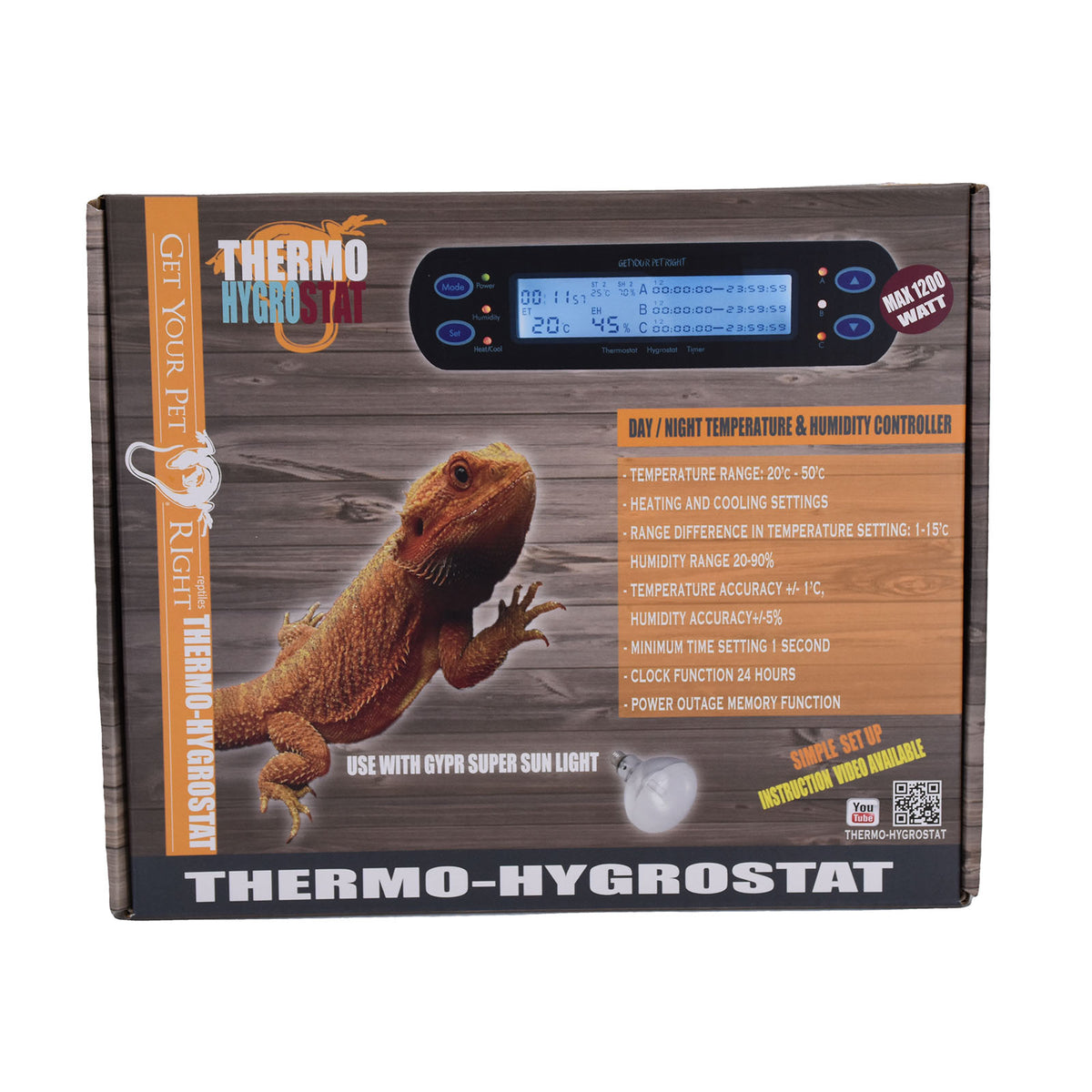 Programmable thermo-hygrostat - T.Hygros